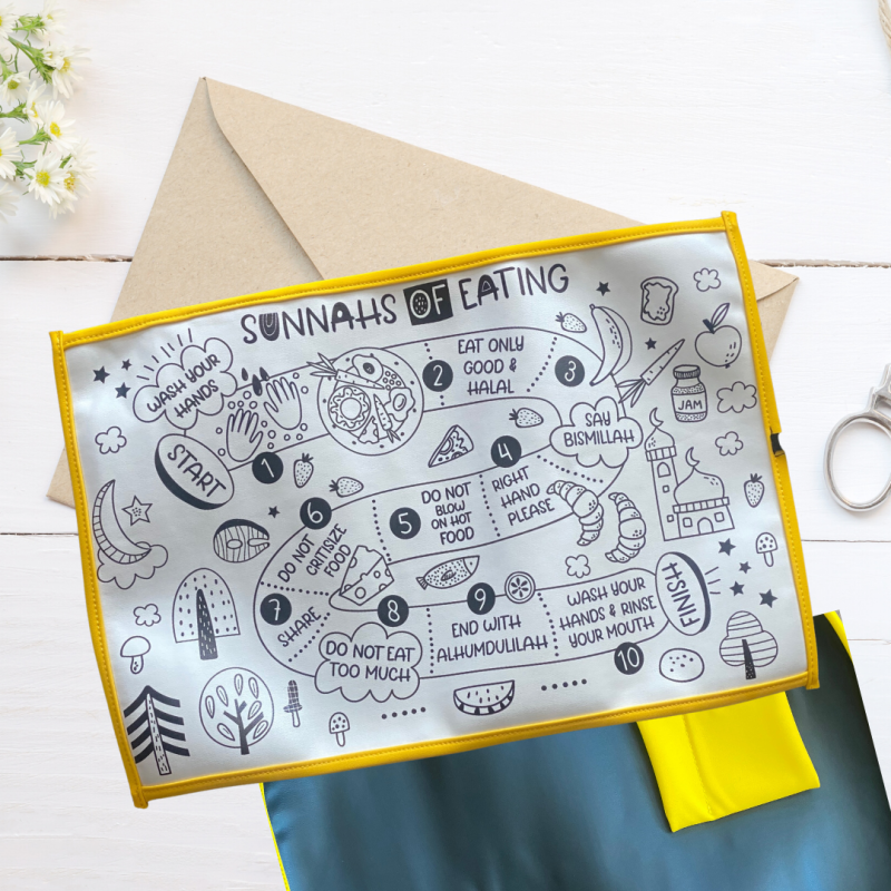 Sunnahs of Eating Placemat