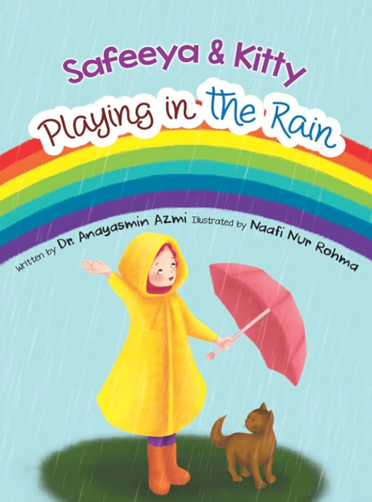 Safeeya & Kitty Playing in the Rain