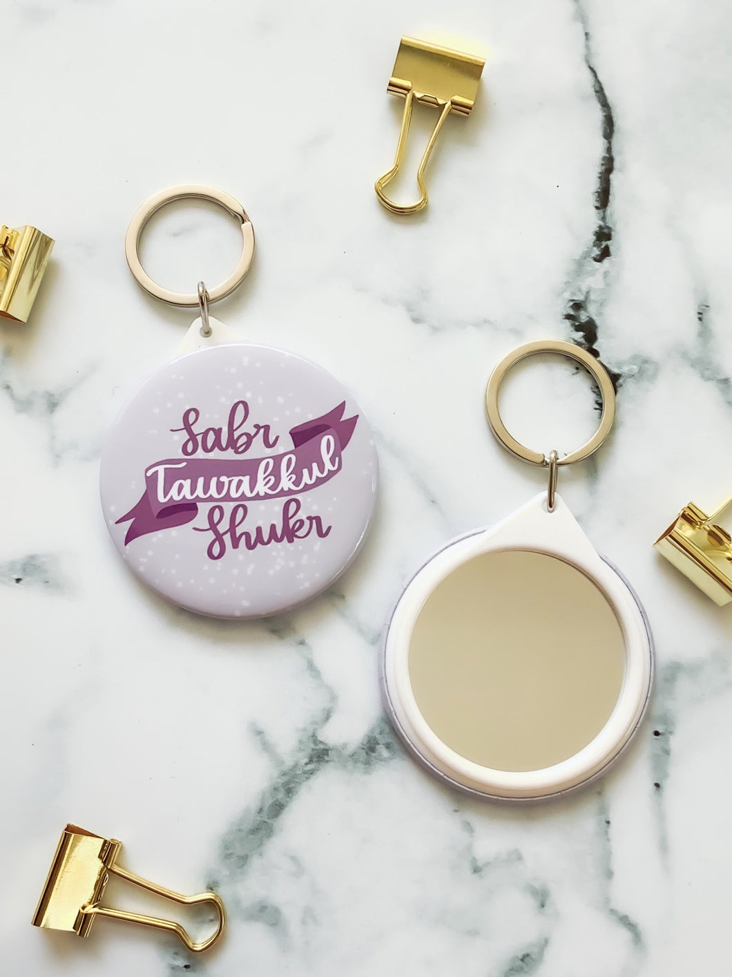 Sabr Tawakkul Shukr Keychain