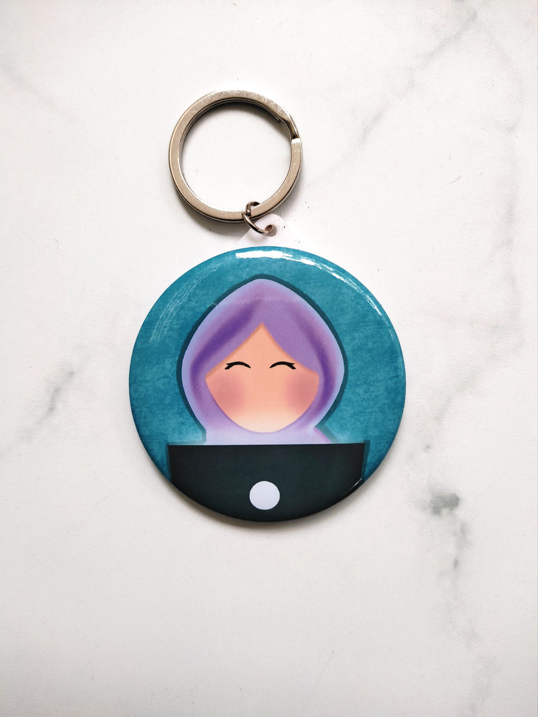 Working Hijabi Keychain