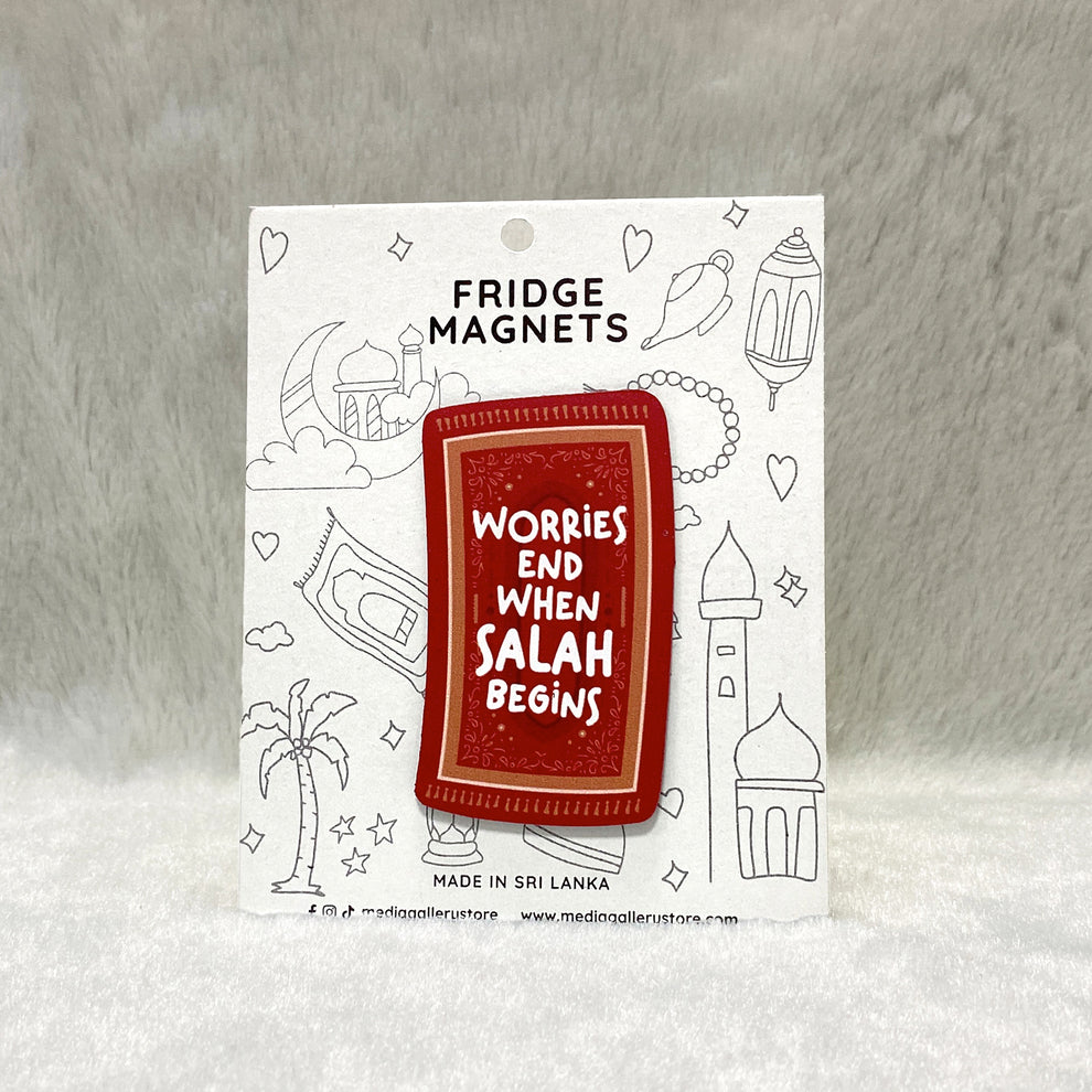Worries End Fridge Magnet