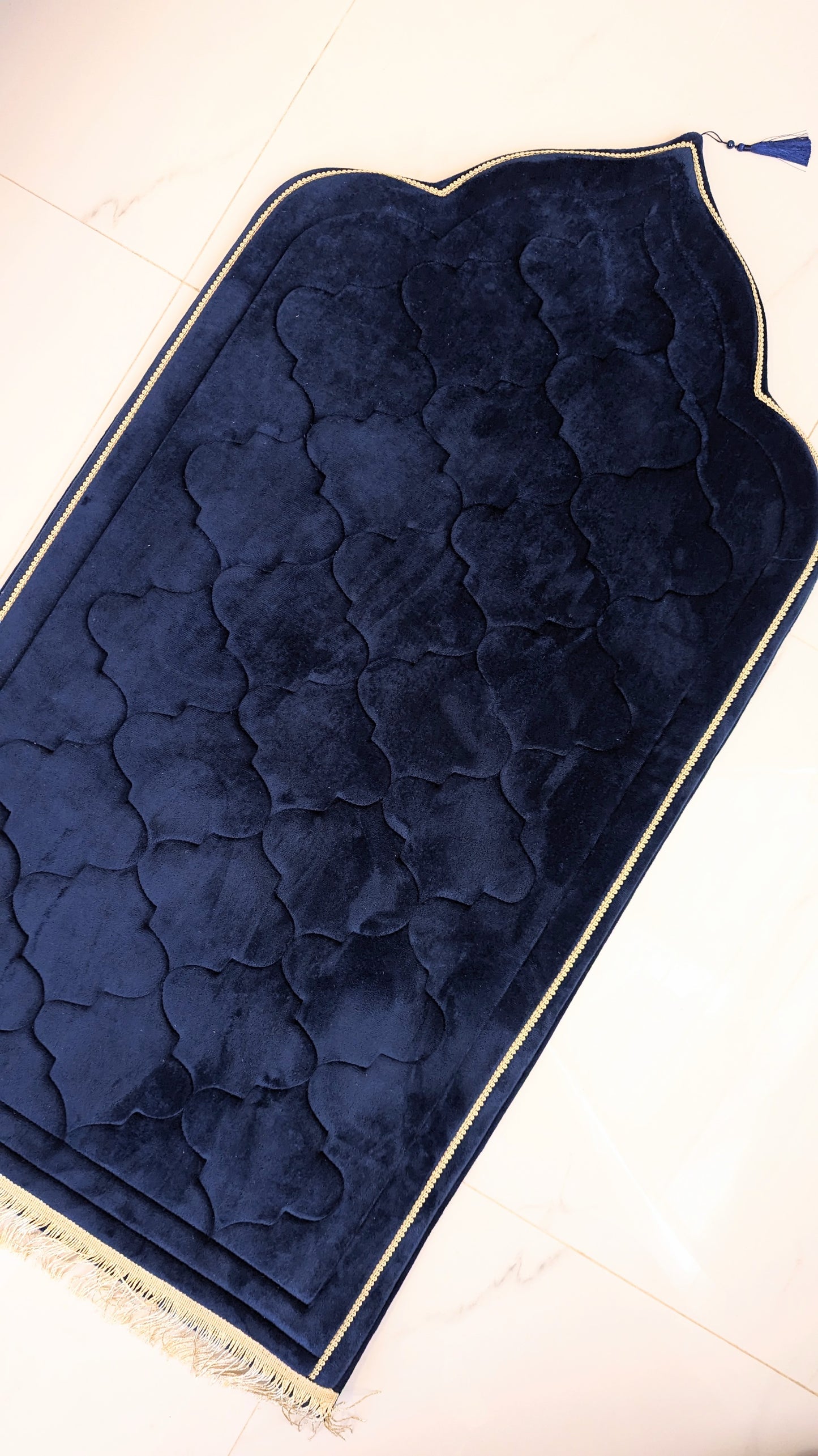 Ibaadah Sejjadah - Premium Velvet High Density Foam Prayer Mat
