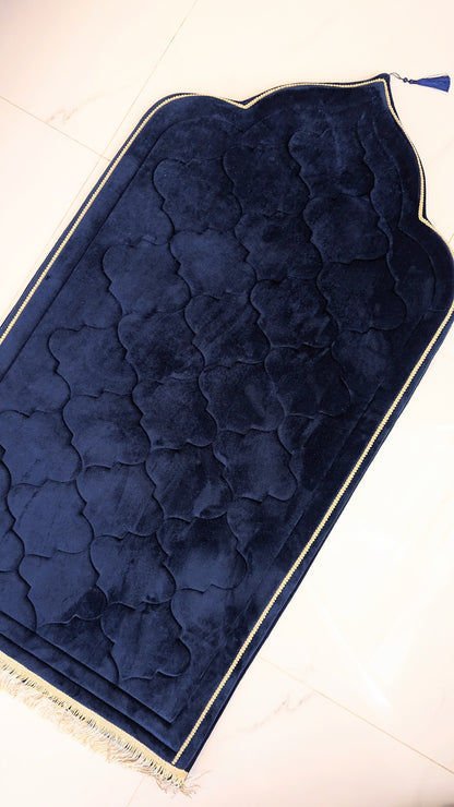 Ibaadah Sejjadah - Premium Velvet High Density Foam Prayer Mat