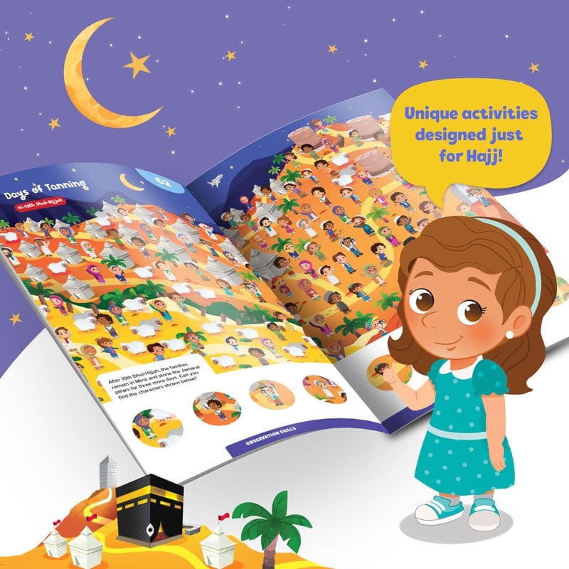 Hajj & Umrah Activity Book Big Kids