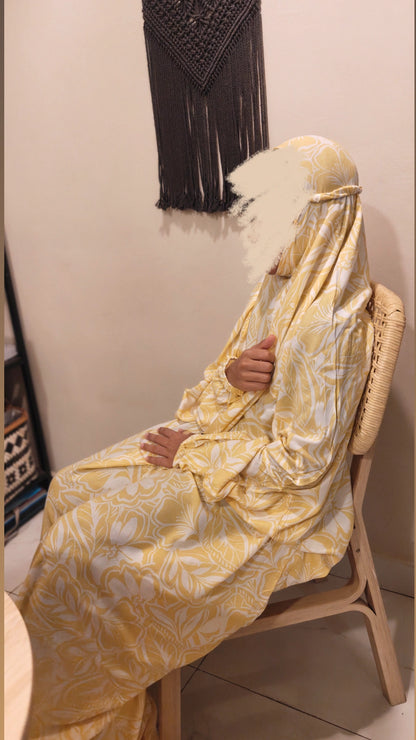 Rayon Cotton Jilbab| Summer Floral