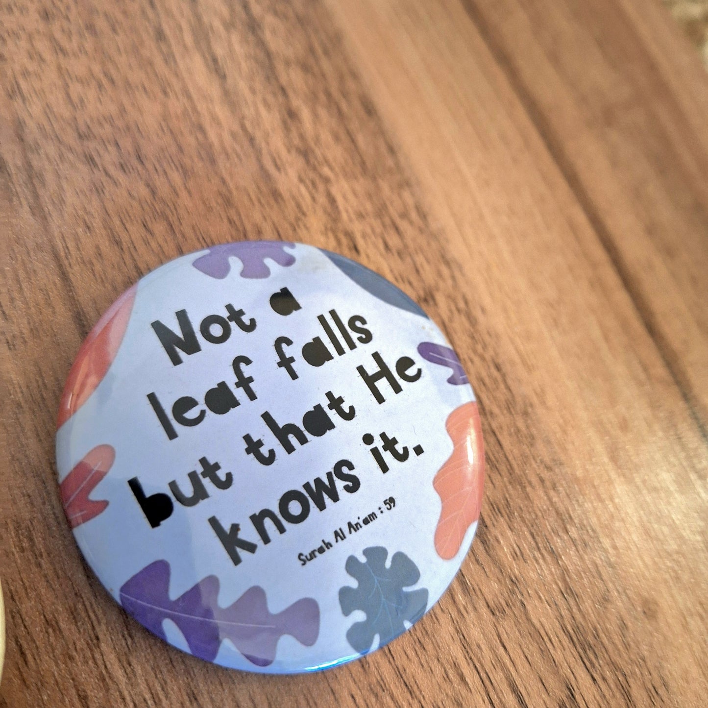 Not a leaf falls Magnet